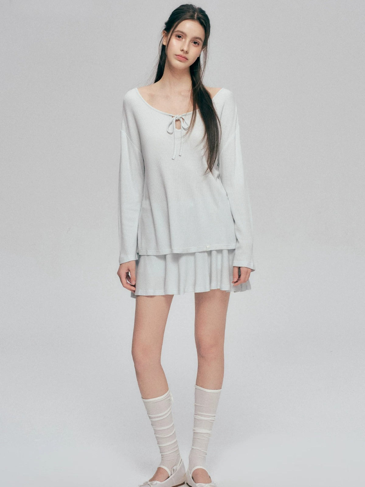 Bow Tie Knit Cover Up