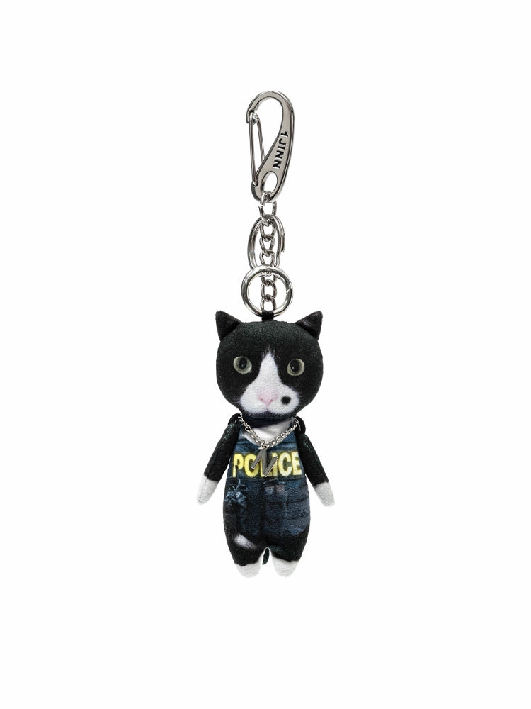Funny 3D Cat Doll Bag Charm