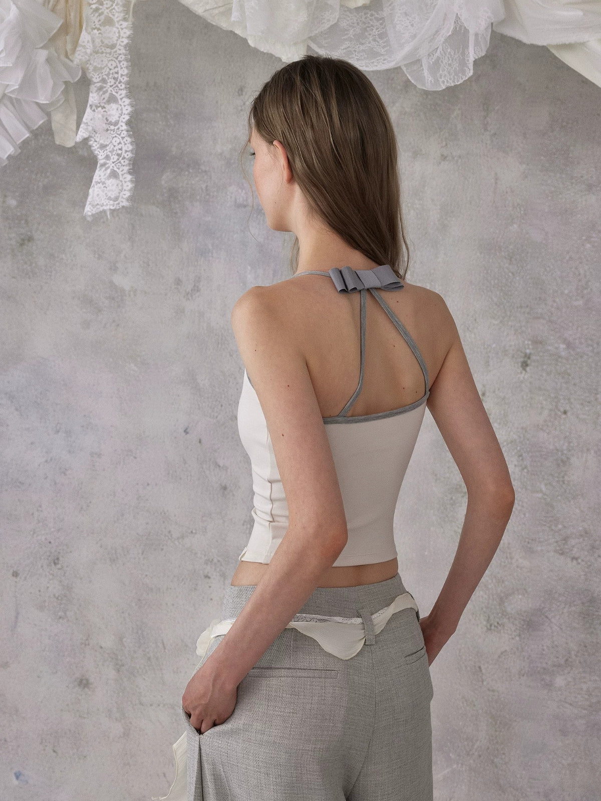 Lyocell Bow Cami Top