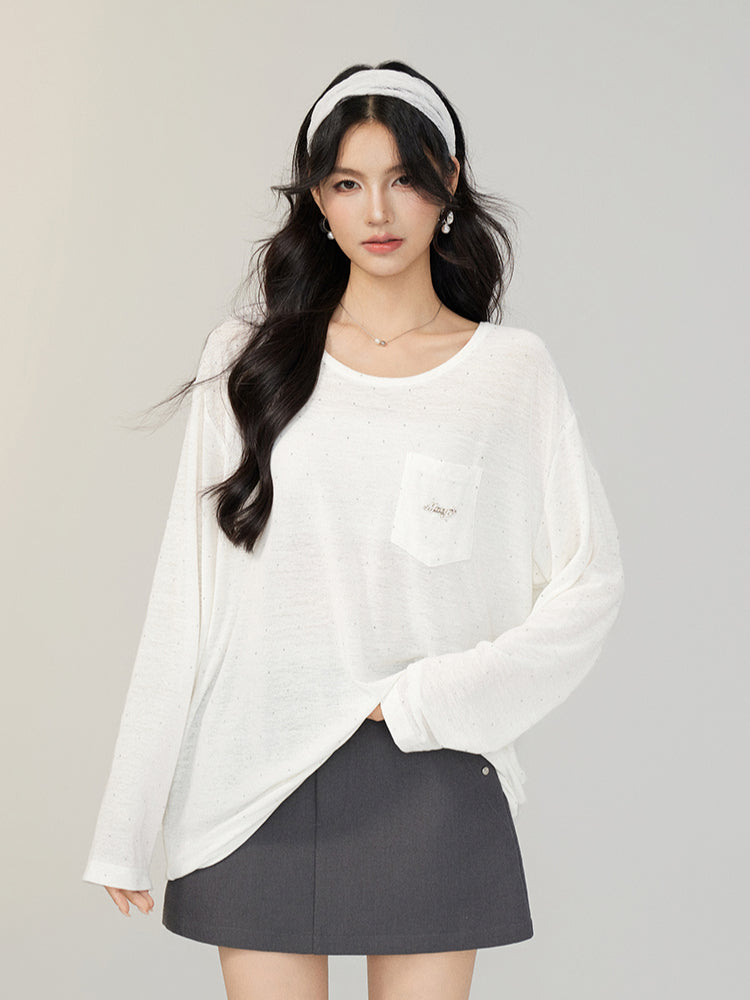 Bowknot Sun-protection T-shirt