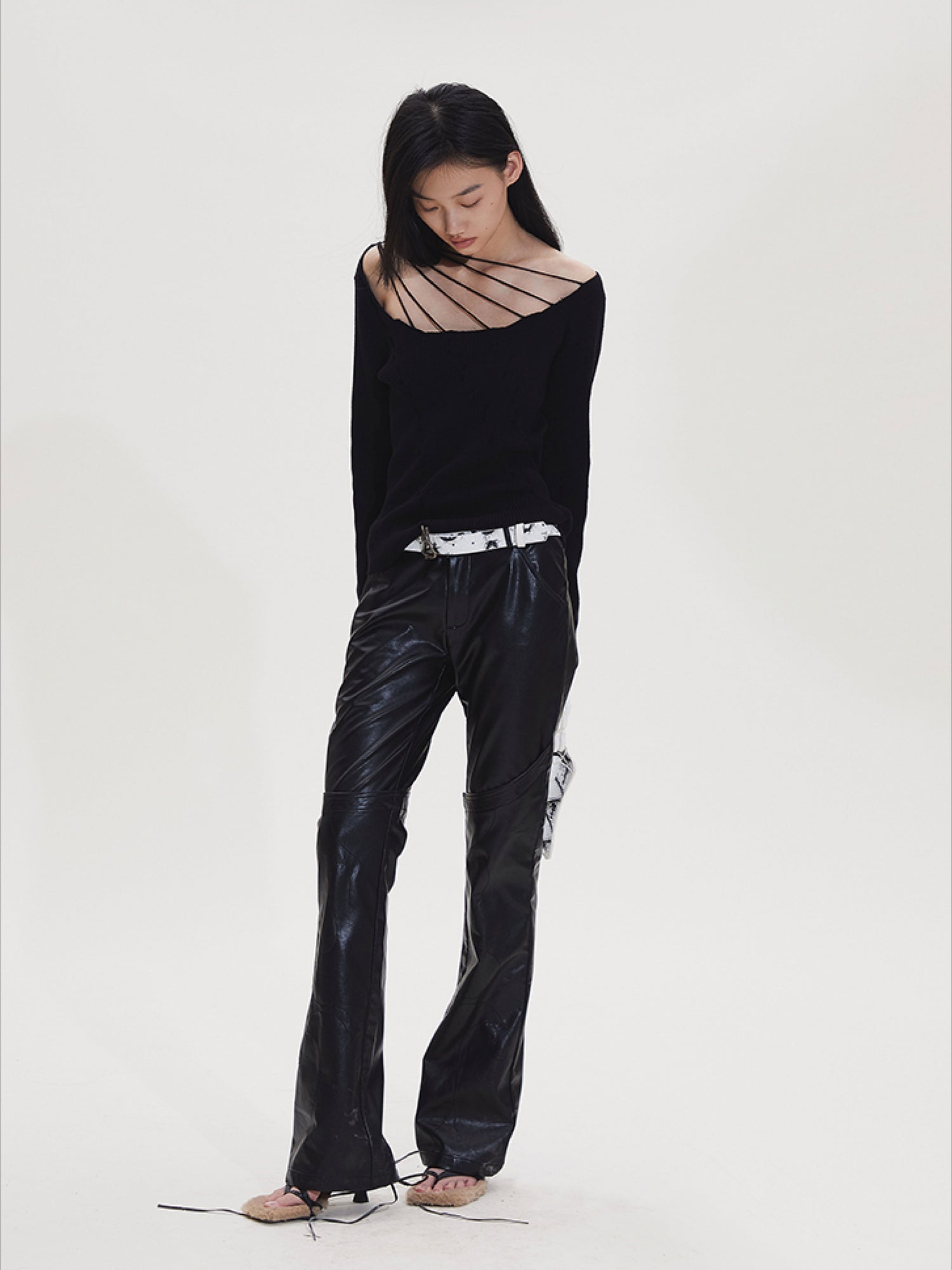 Wool Crewneck Handcrafted Knitted Sweater