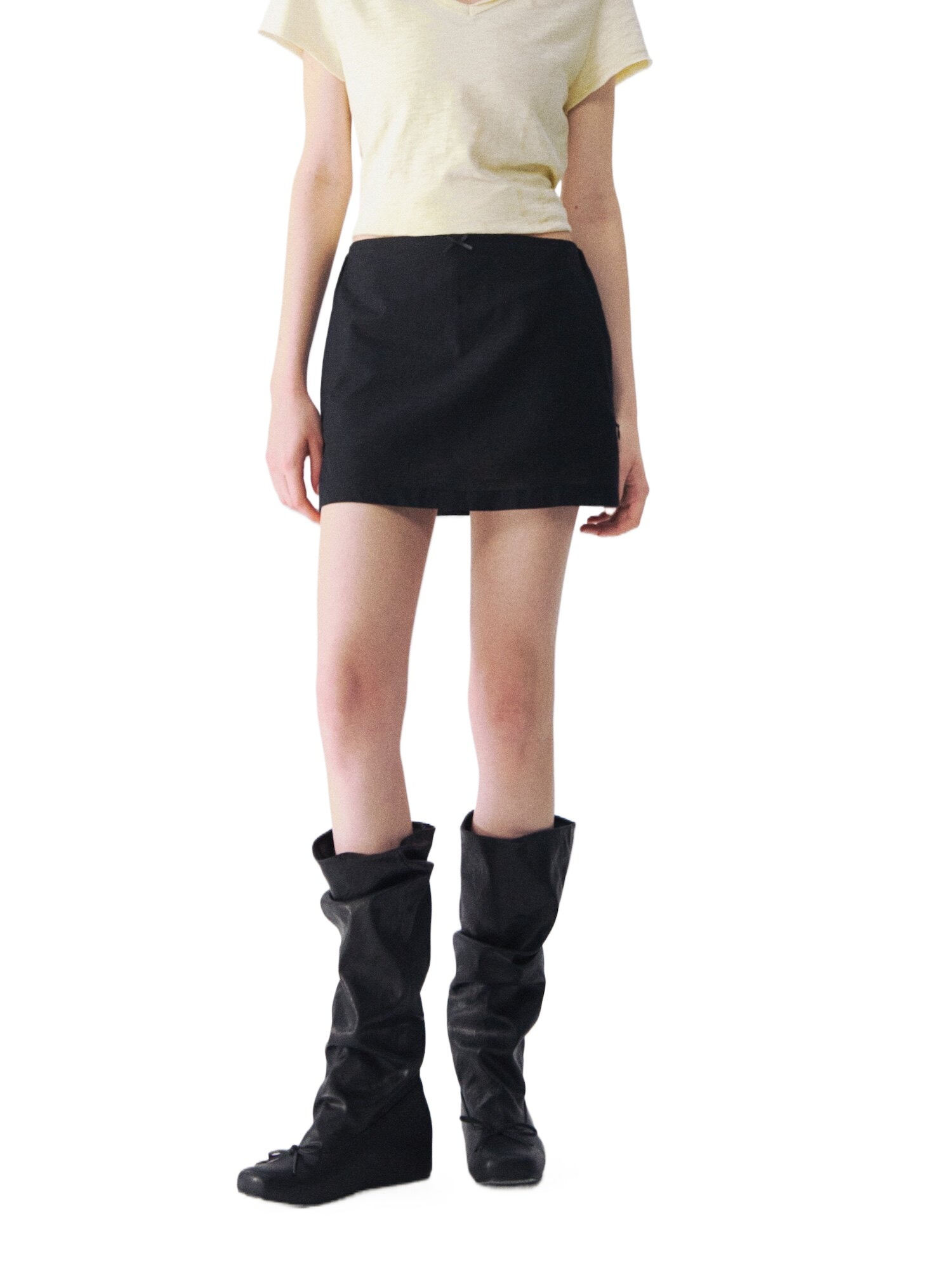Linen A Line Skirt