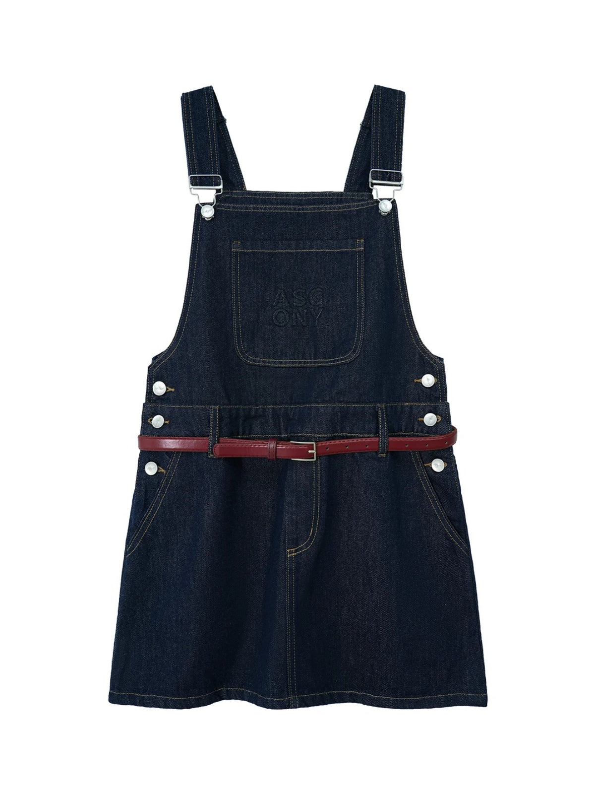 Denim Overall Skirt