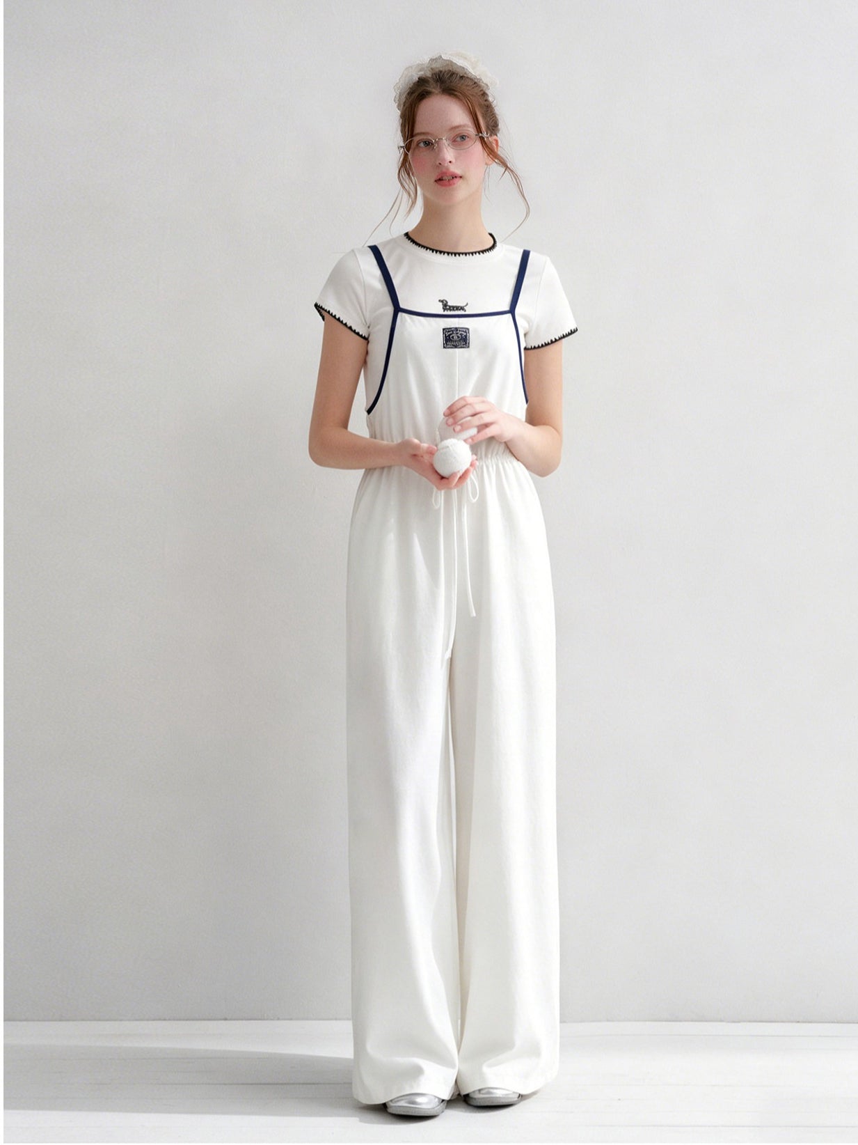 Drawstring Wide-Leg Jumpsuit