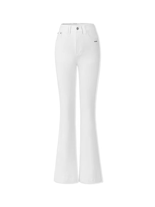 +5CM N1 Washed Skinny Bootcut Jeans