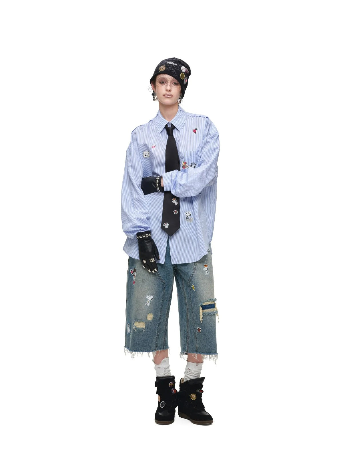 Oversized Stripe Shirt