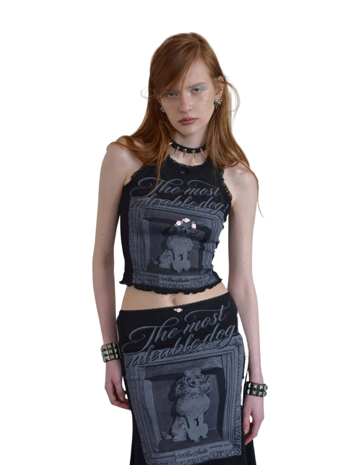 Framed Dog Top & Skirt Set