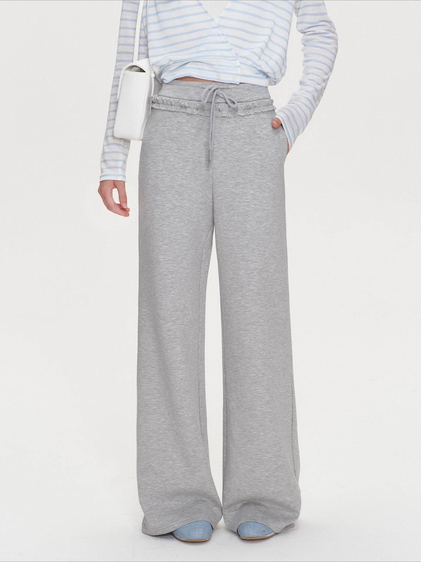 Cotton Straight Pants