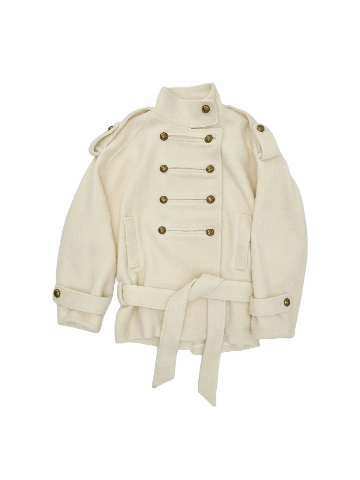 Napoleon Double Breasted Tweed Coat