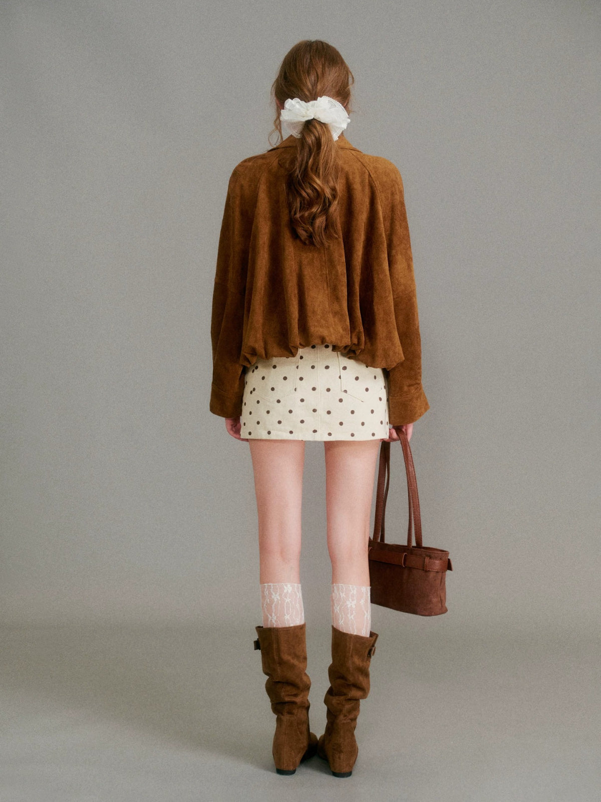 Suede Button Jacket