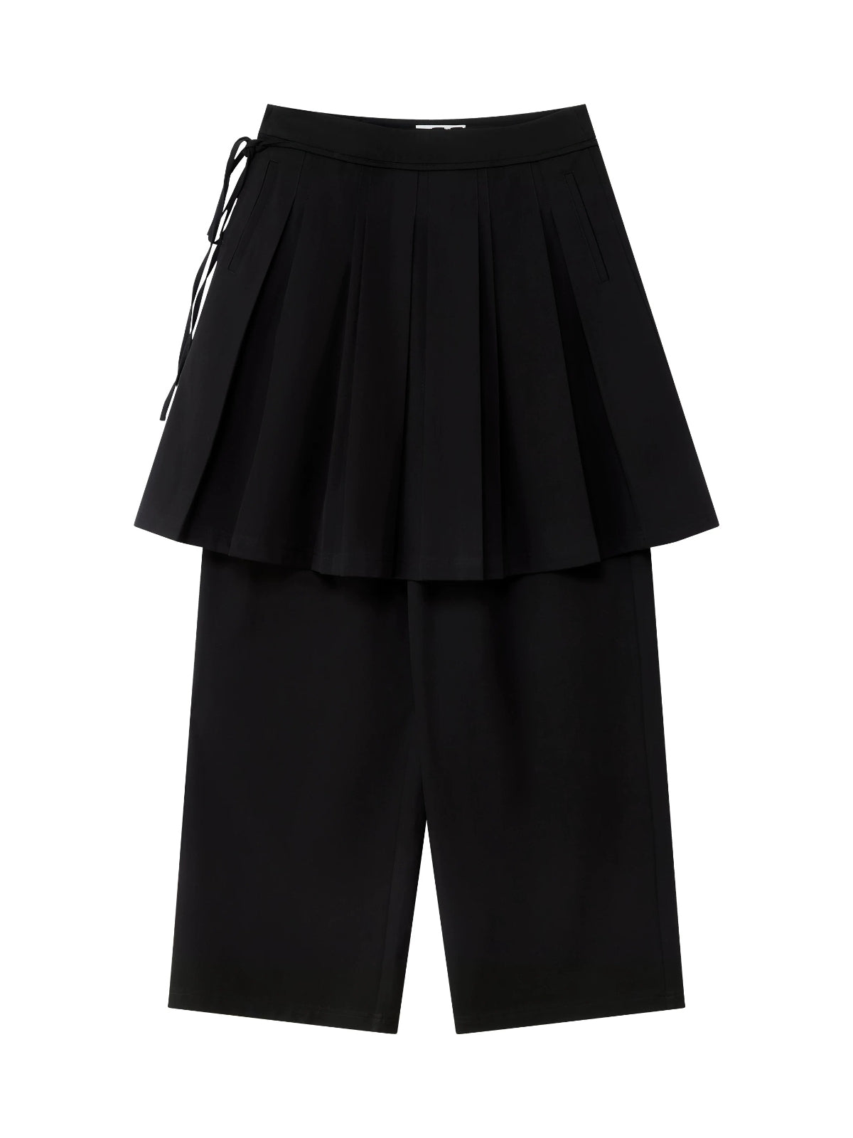 Pleated Skirt Pants