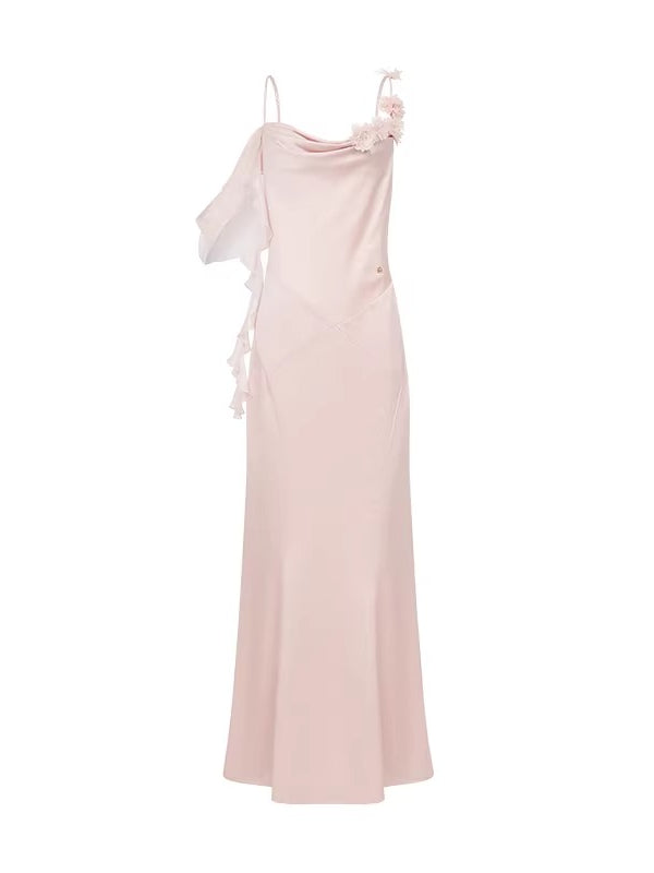 Lumi Backless Satin Dress
