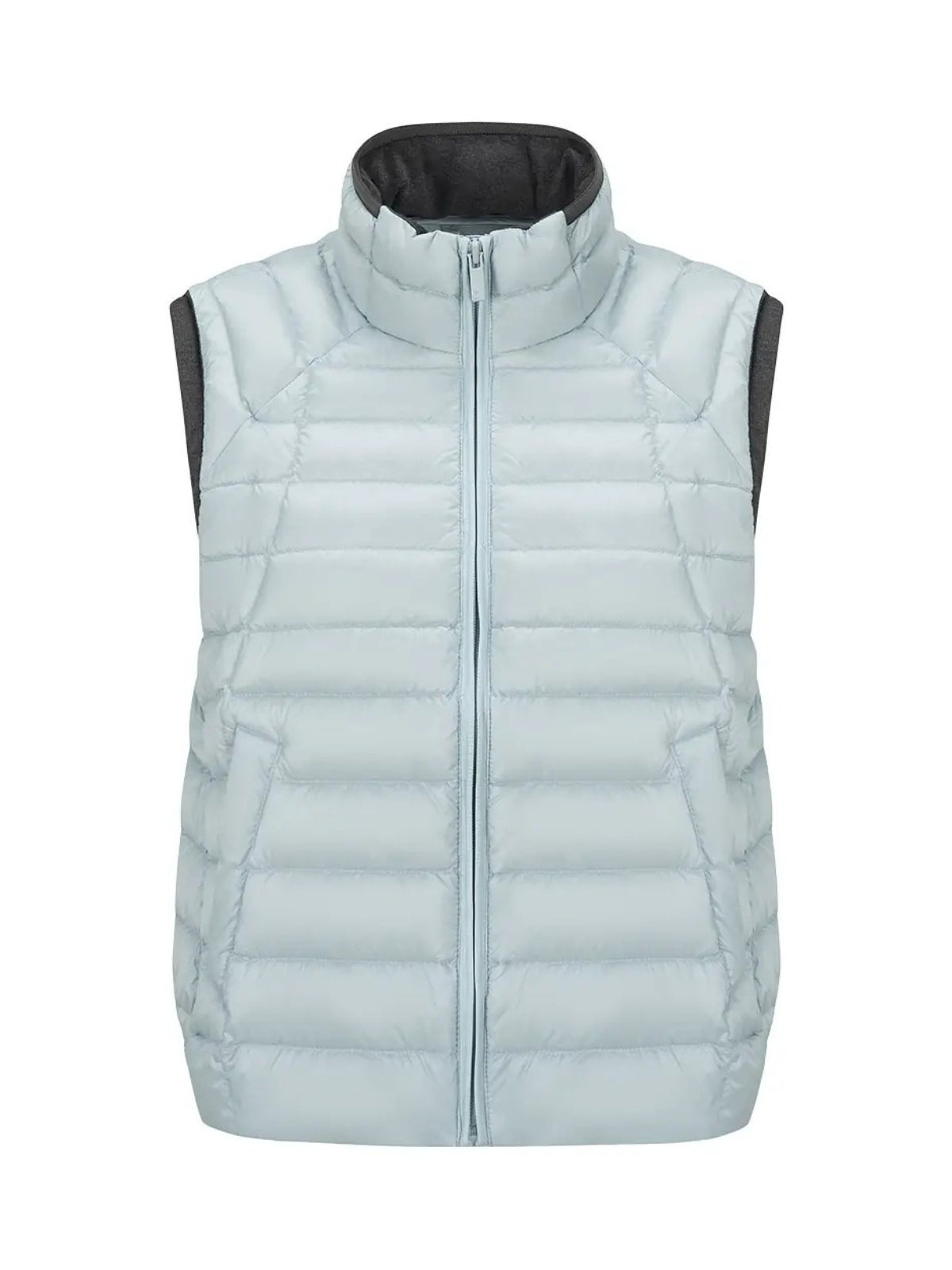 Contrast Quilted Down Vest