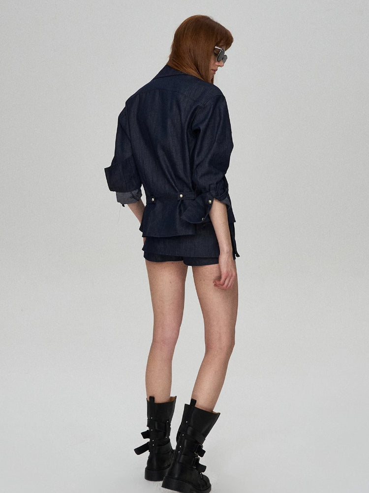 Lyocell Linen Mini Skort