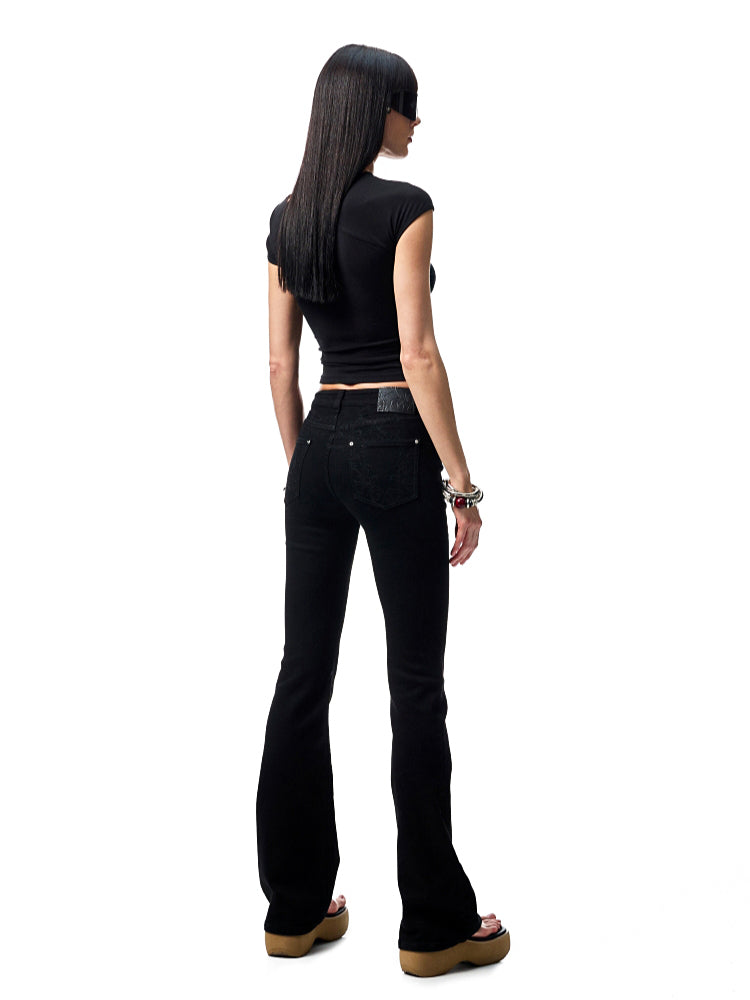 Knot-Pleated Slim-Fit Acetate T-shirt