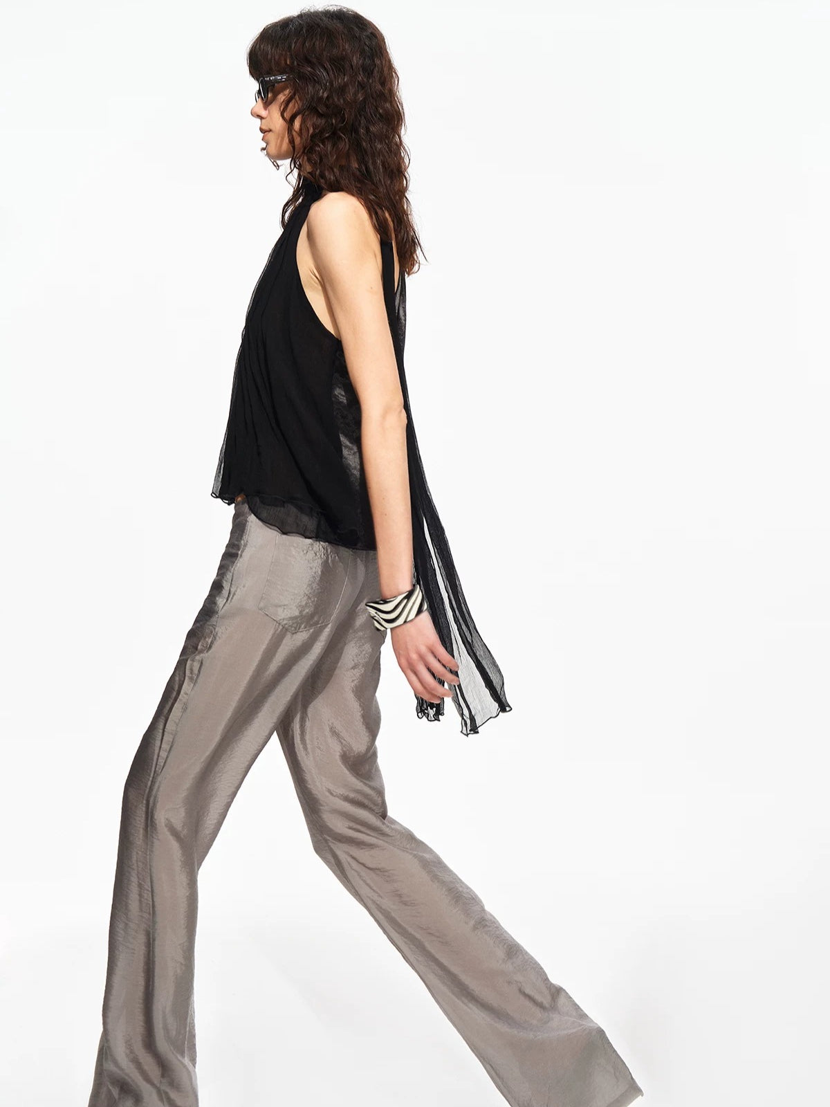Silky Flare Pants