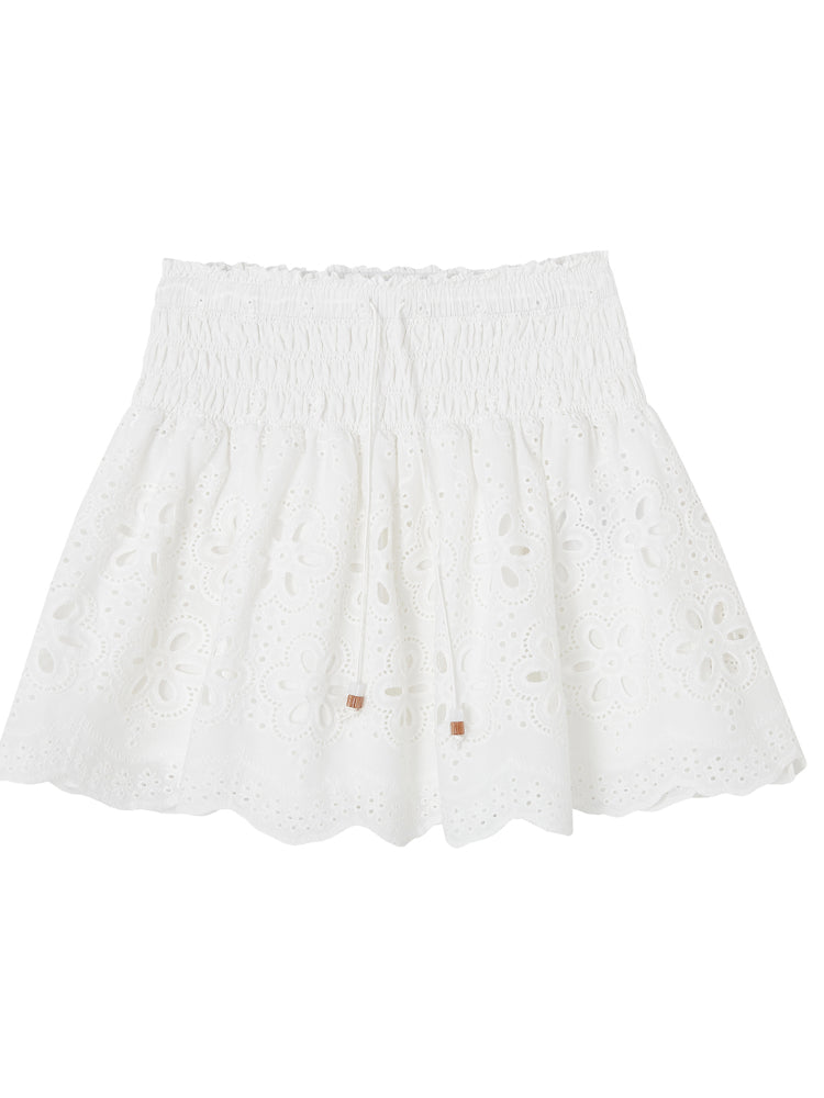 Vacation-Style Sleeveless Top & Skirt Set