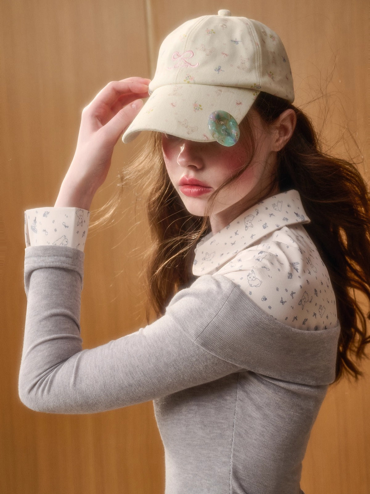 Bunny Fountain Two-Piece Print Set