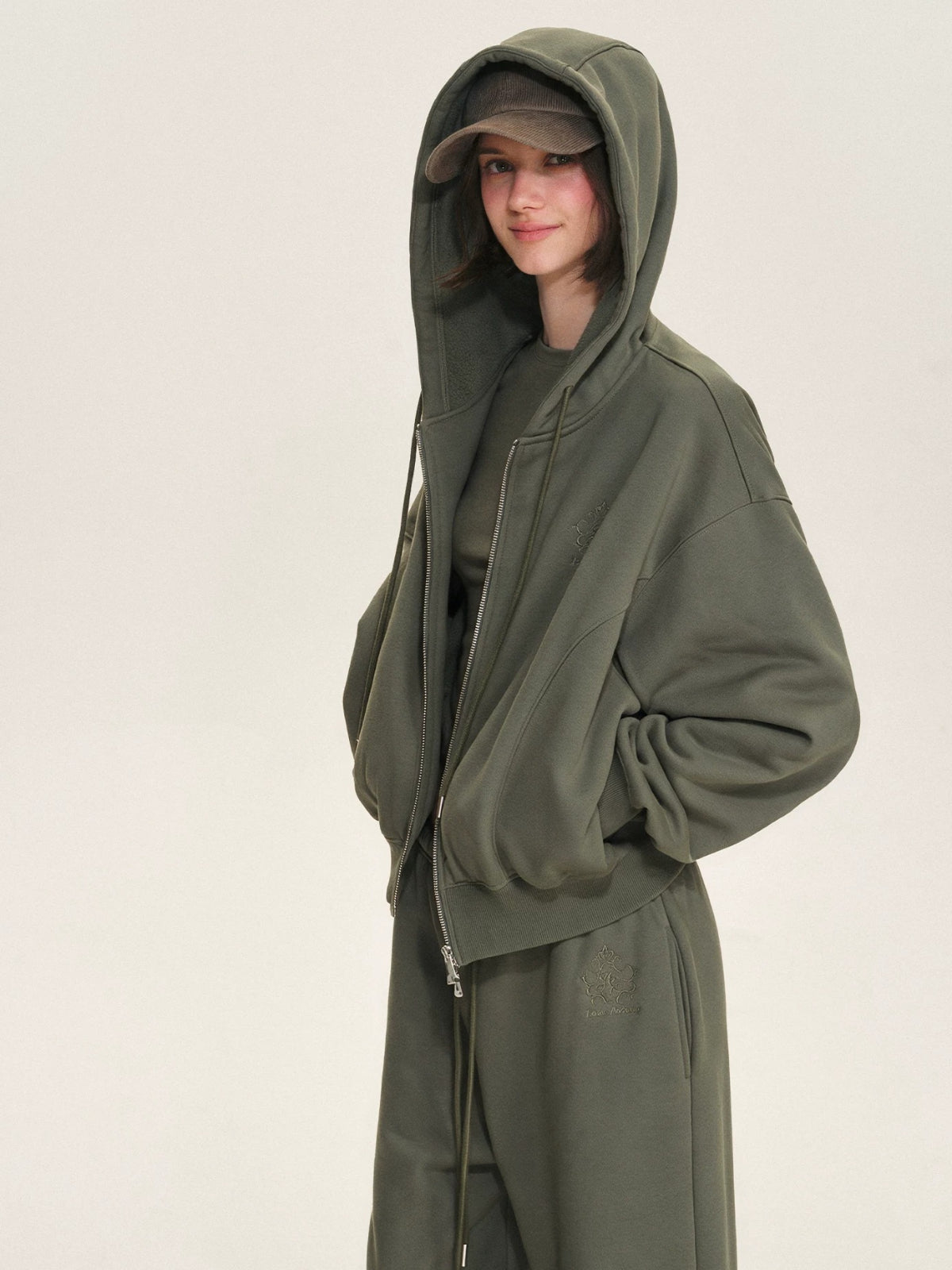 Fleece Hooded Three Piece Set