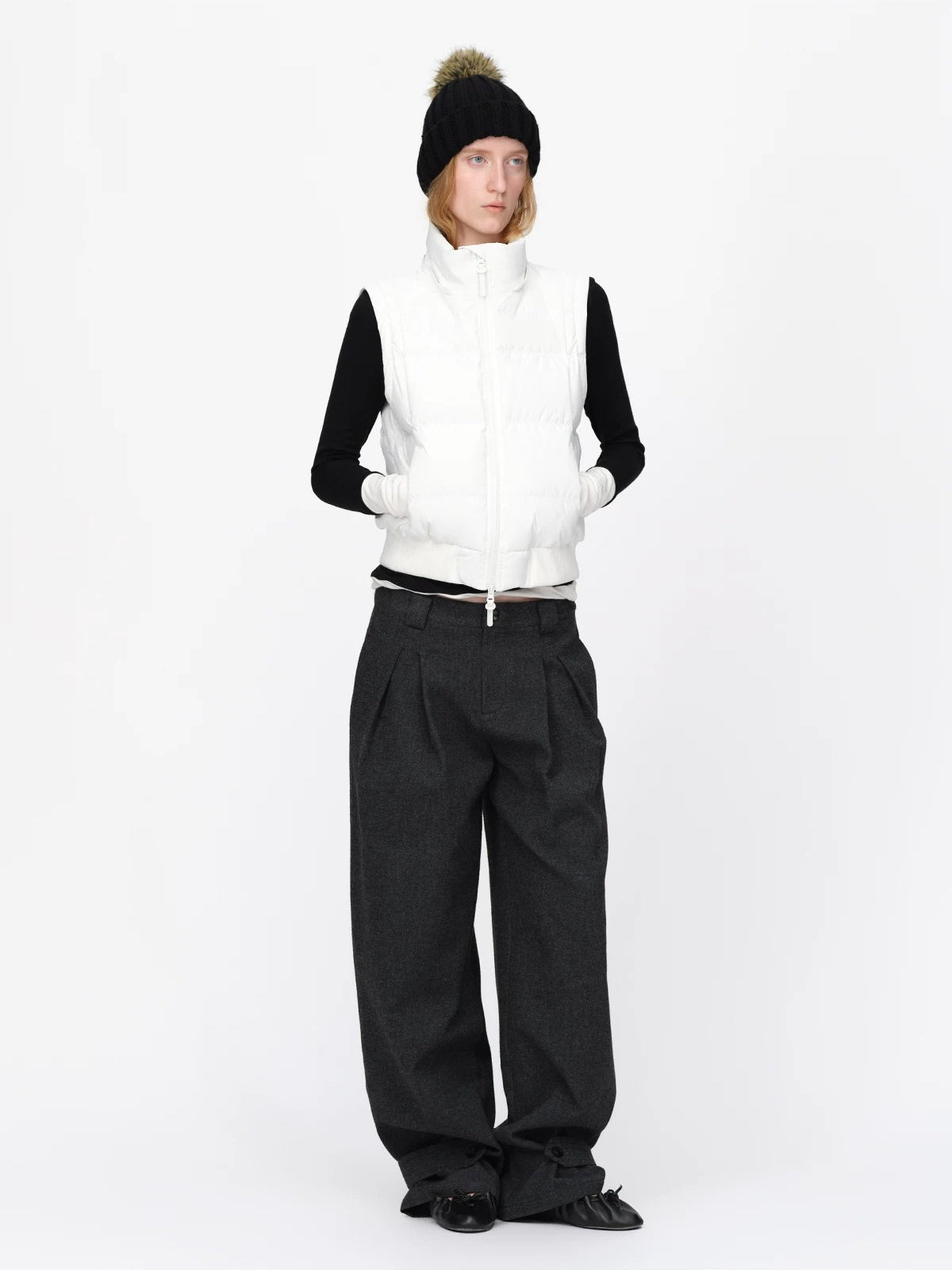 Detachable Sleeve Down Puffer Jacket