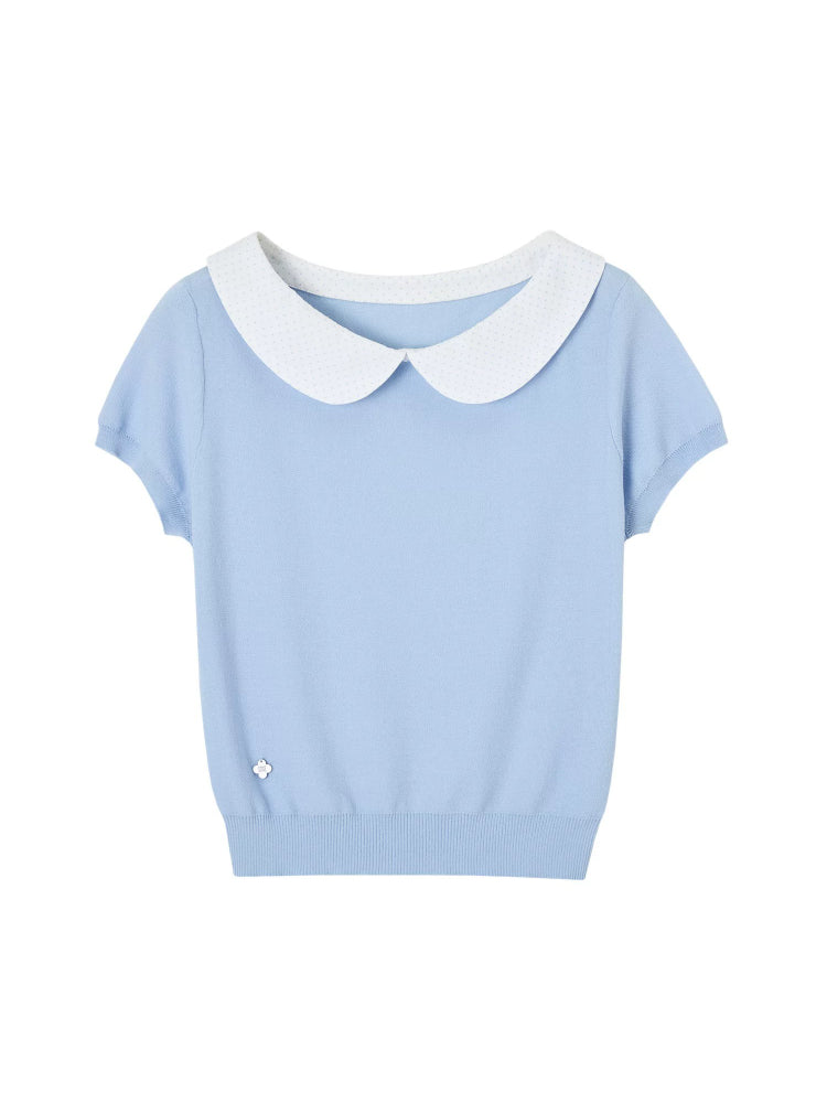 Collar Knit Tee
