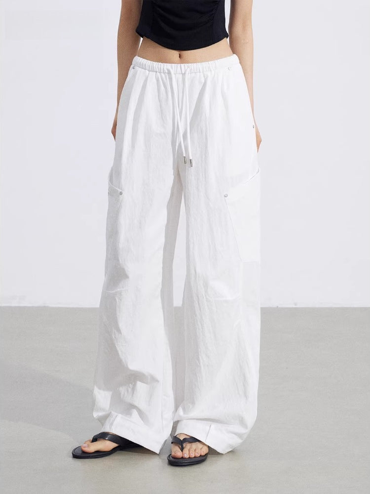Pleated Utility Pants