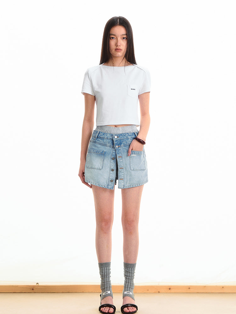 Regular Shoulder Short Sleeve T-shirt