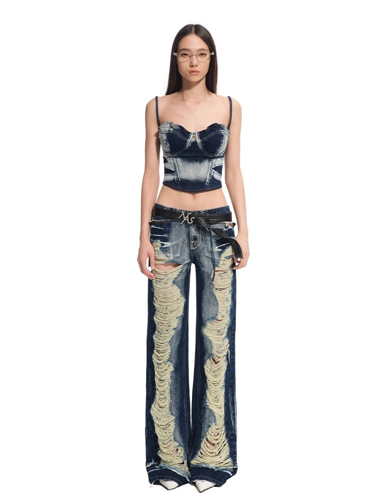 Volcano Distressed Denim Jeans