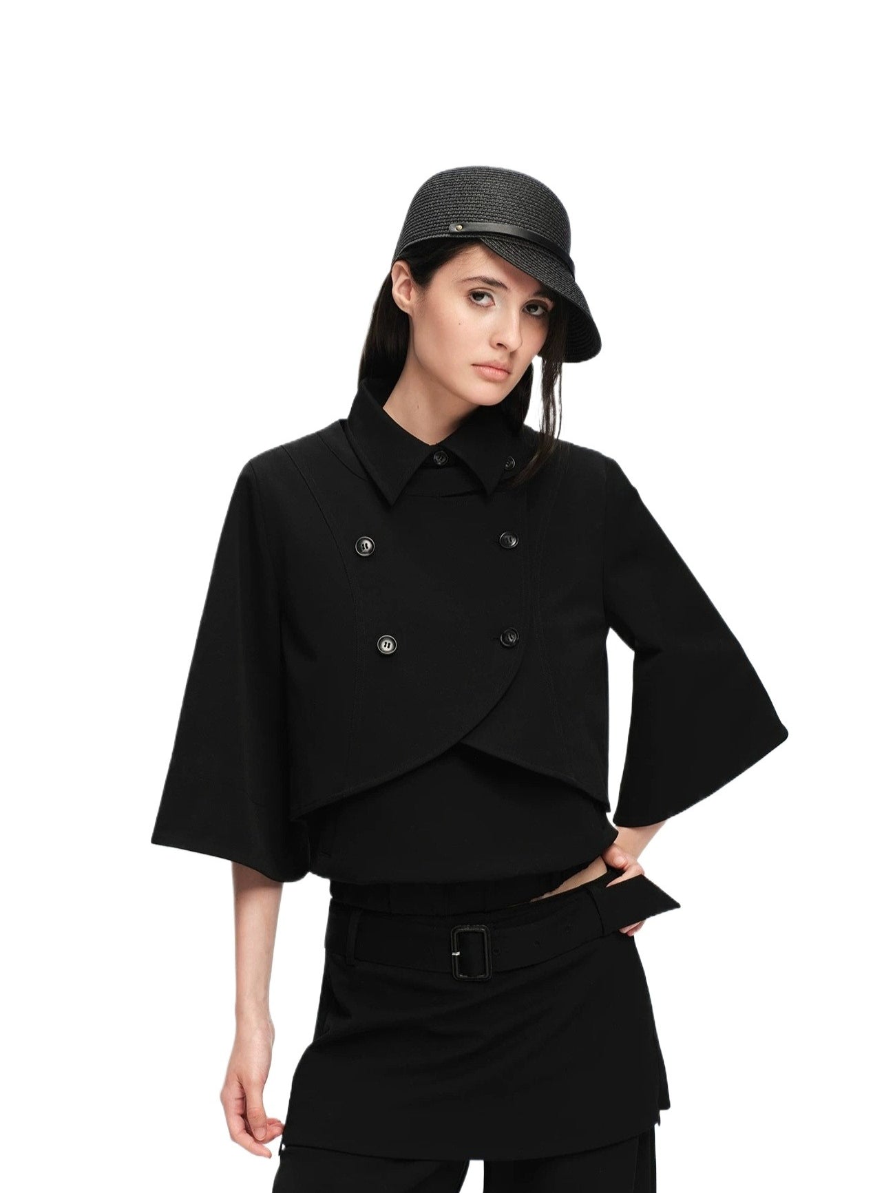 Two-Piece Cape Jacket