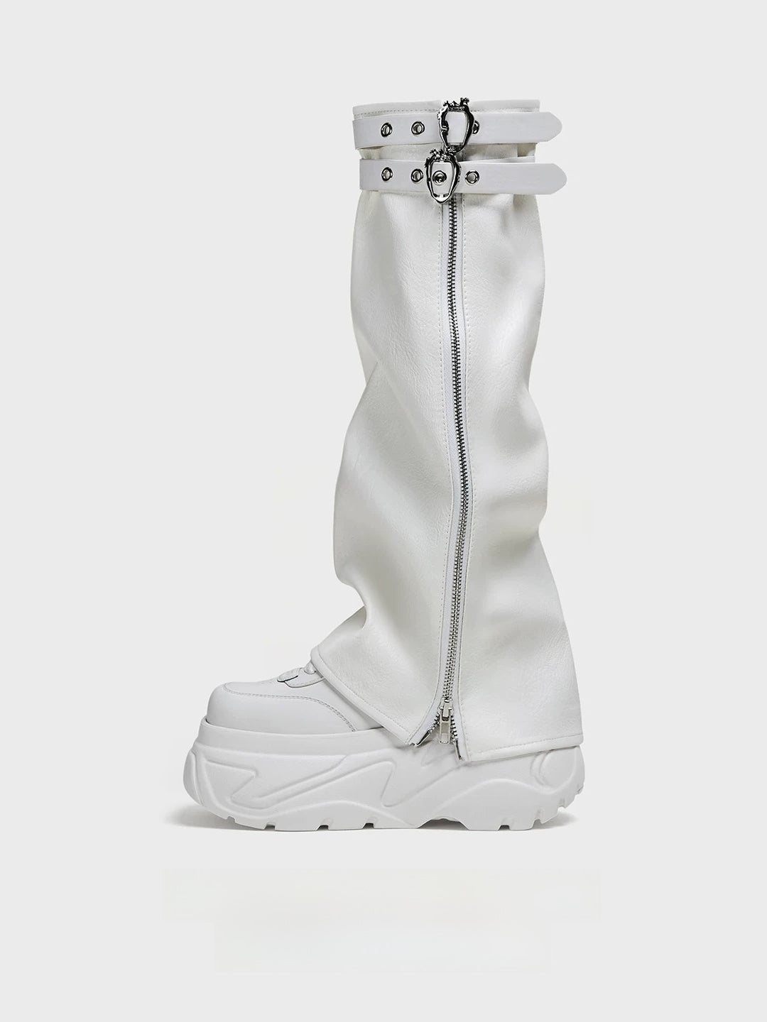 Square Toe Platform Sneakers