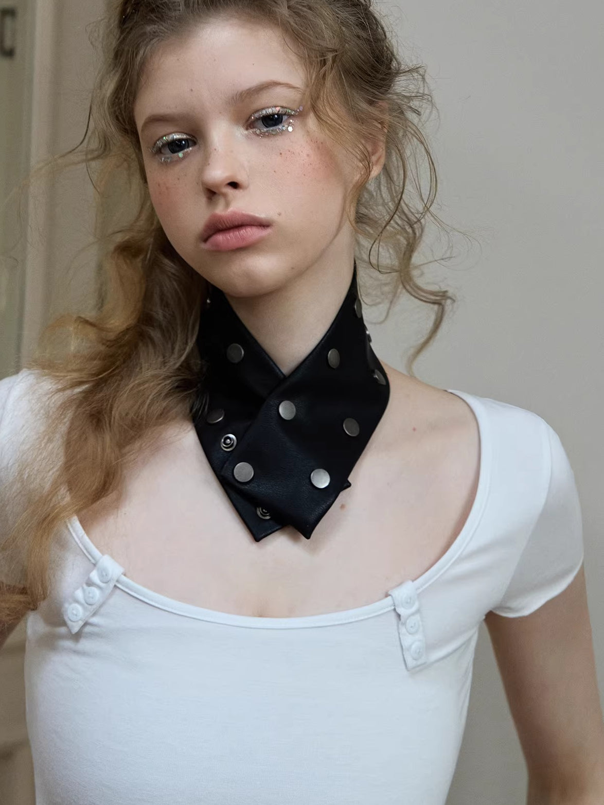 Studded PU Choker