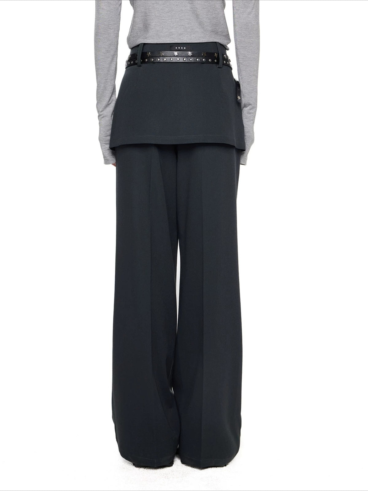 Layered Straight Pants
