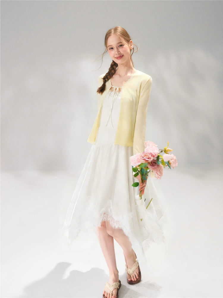 Lace Hem Slip Dress