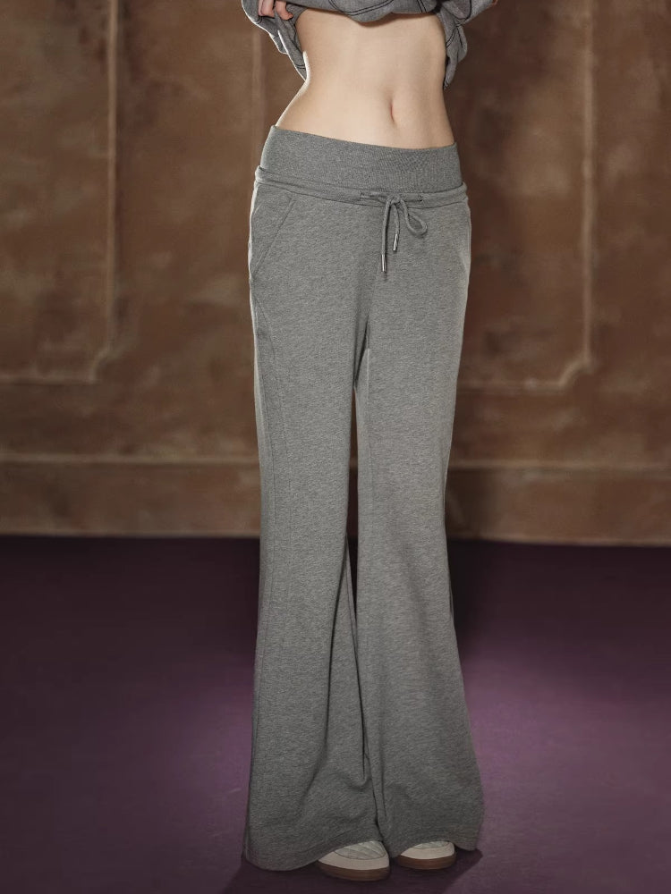 Asymmetric Off-Shoulder Sweatshirt Set