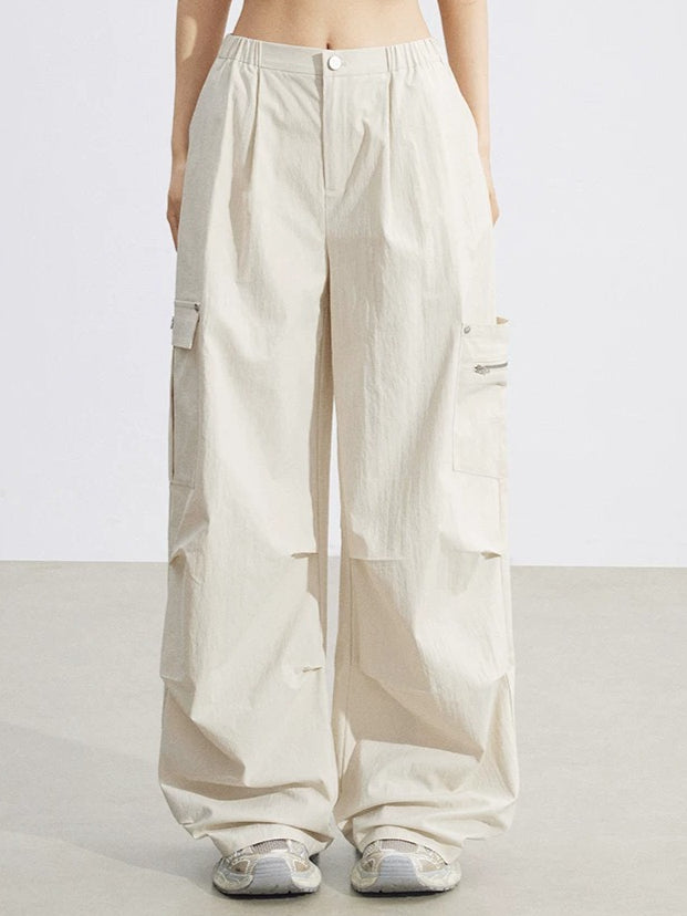 Cargo Wide-Leg Pants