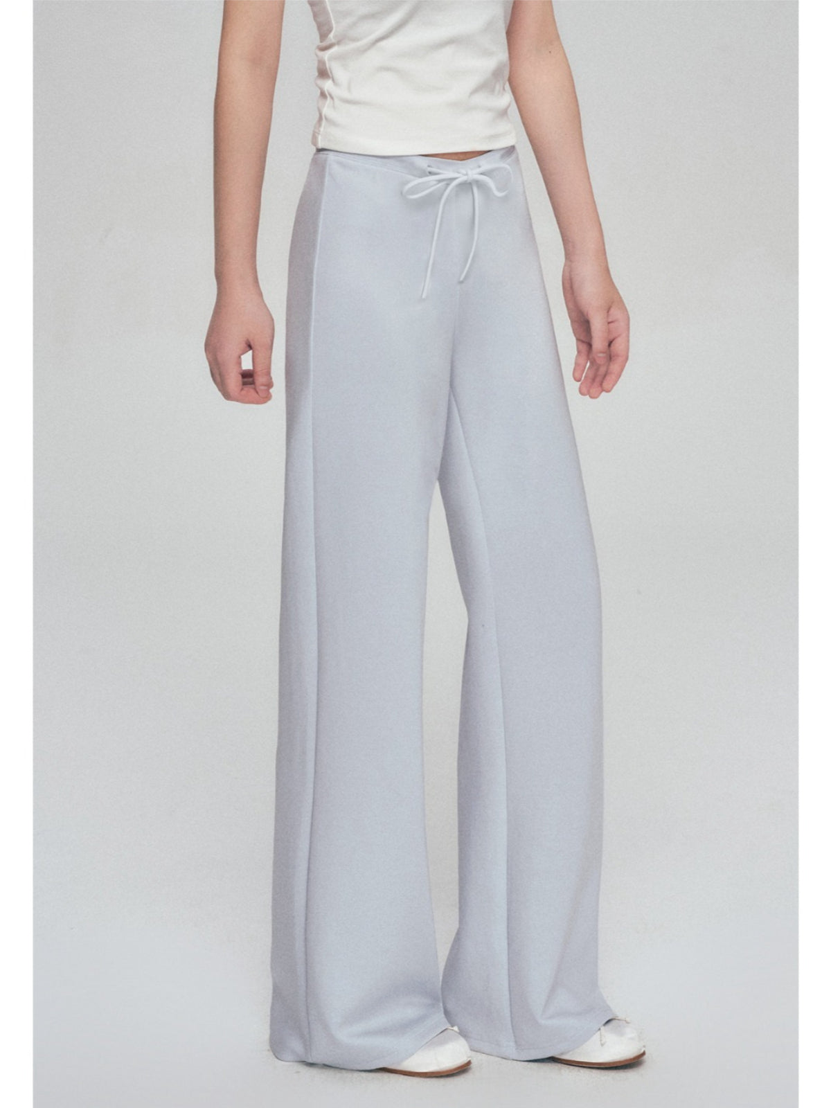 V Waist Straight Pants