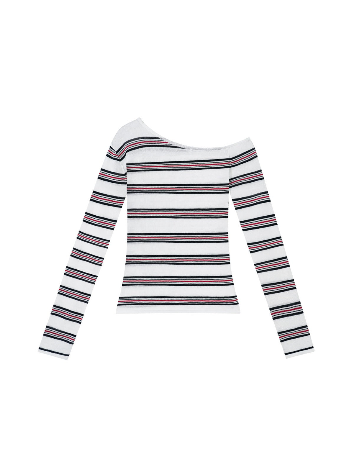 Lyocell Stripe Knit Top