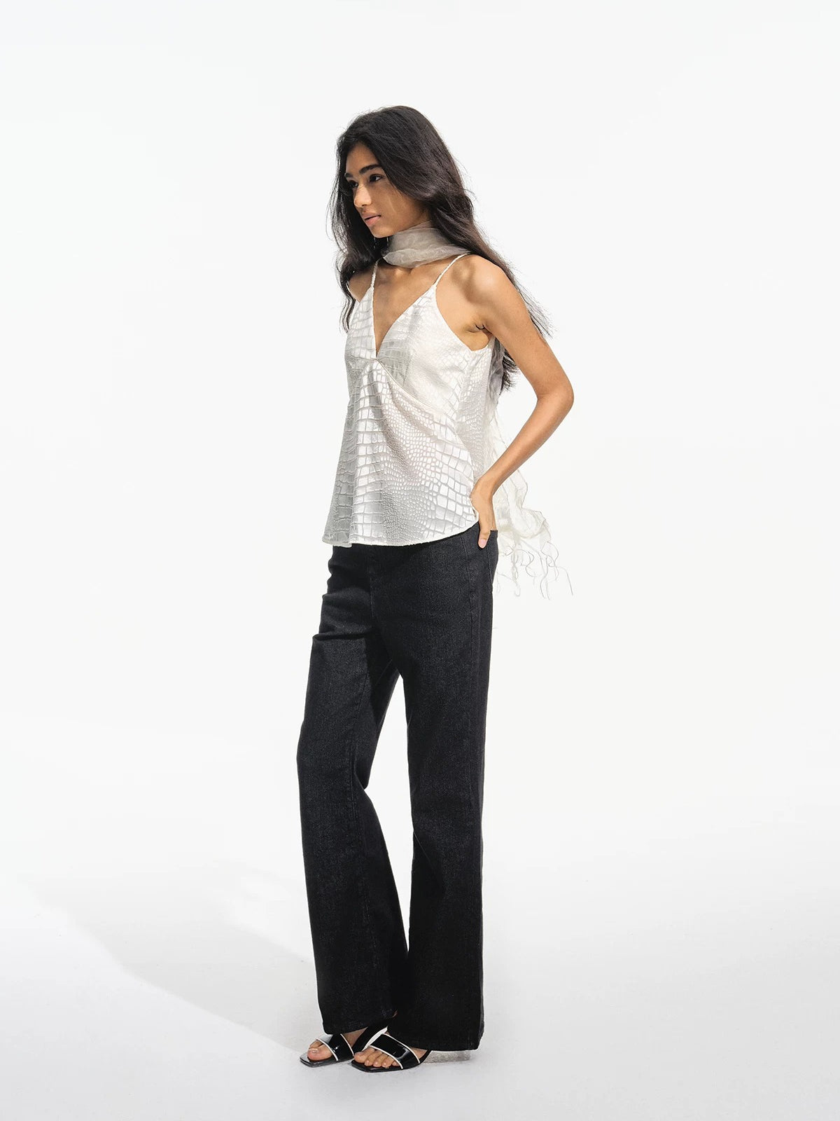Crocodile Print Cami Top