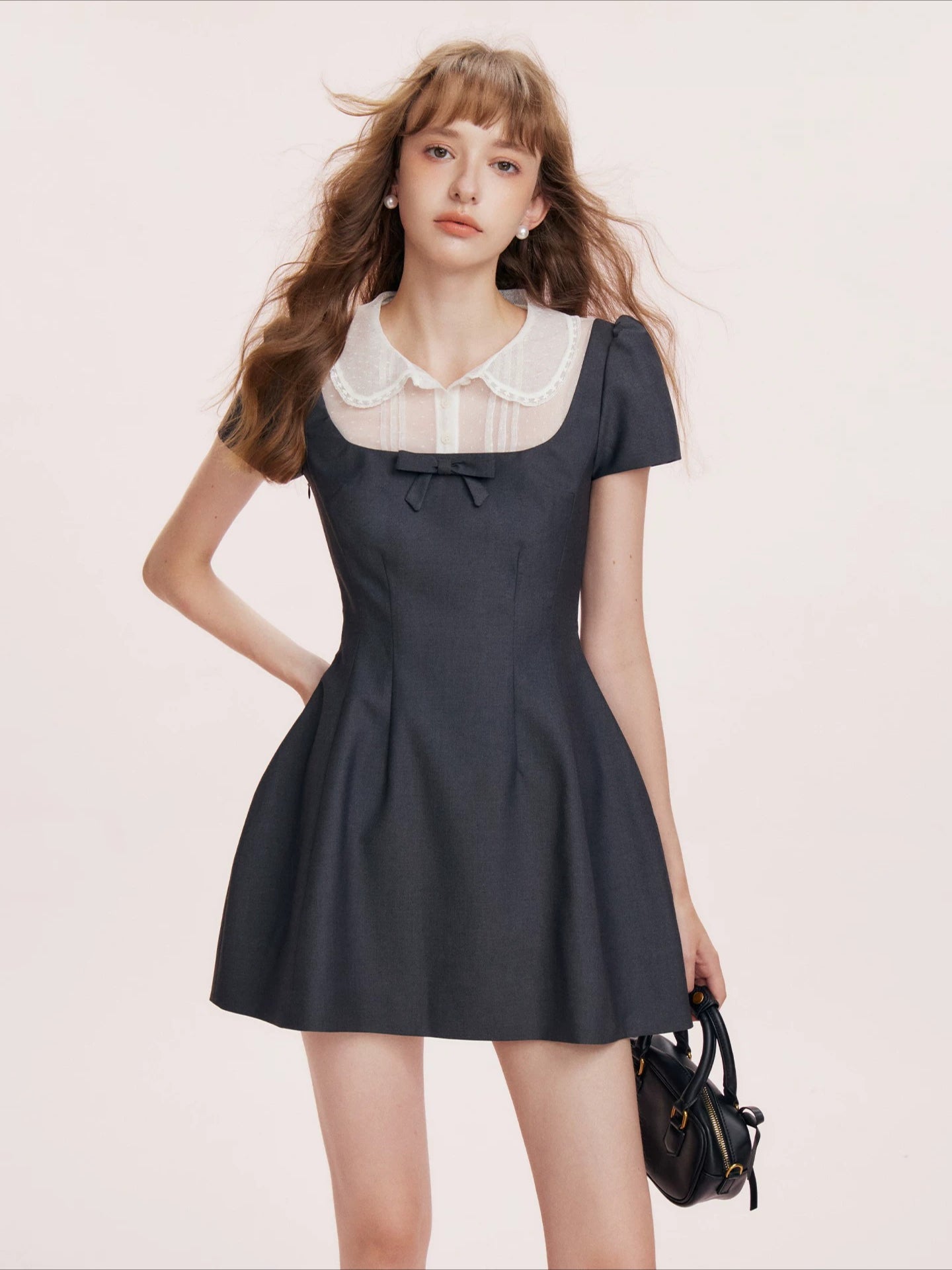 Bow Mesh Dress