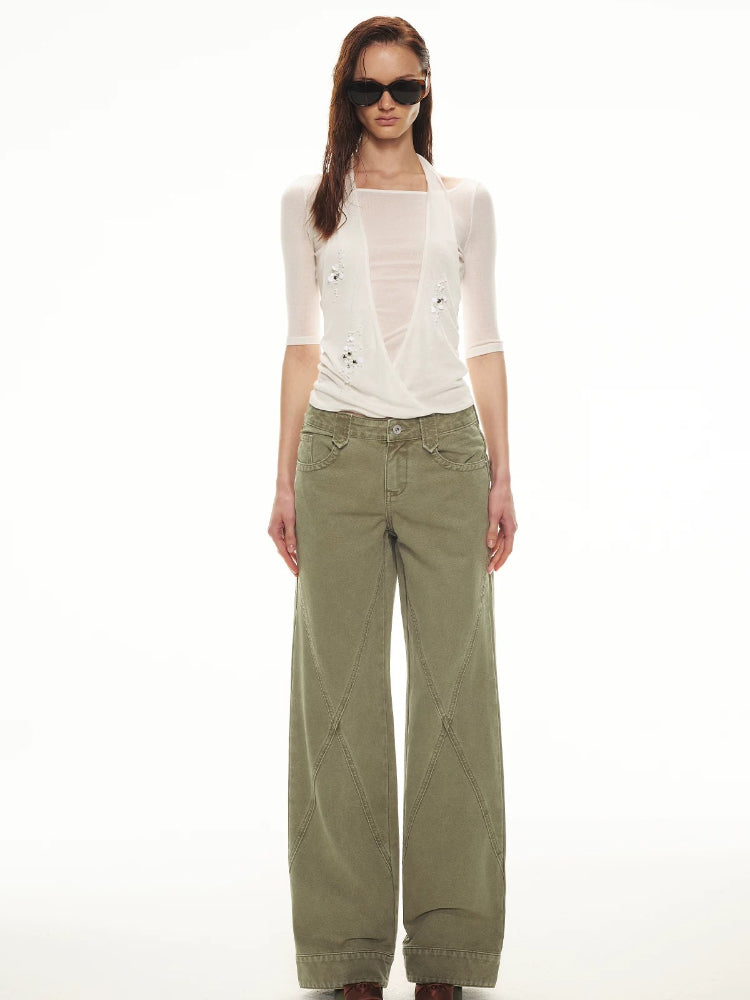 Pearl Halter Layered Top