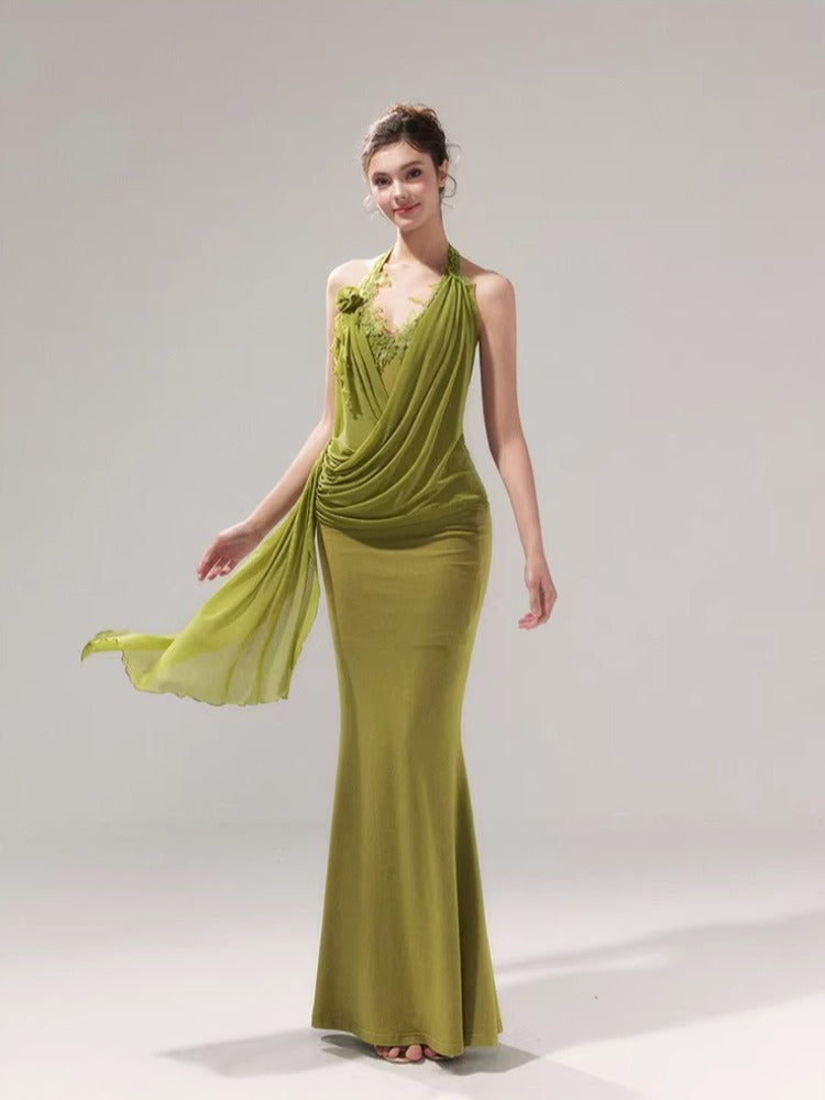 Draped Knit Mesh Set