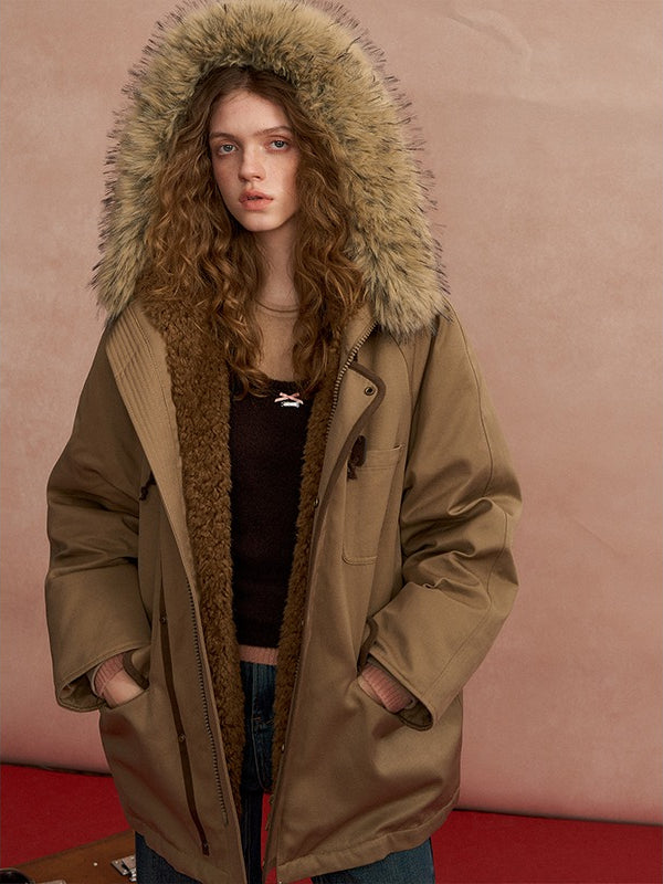 Hooded Utility Down Parka