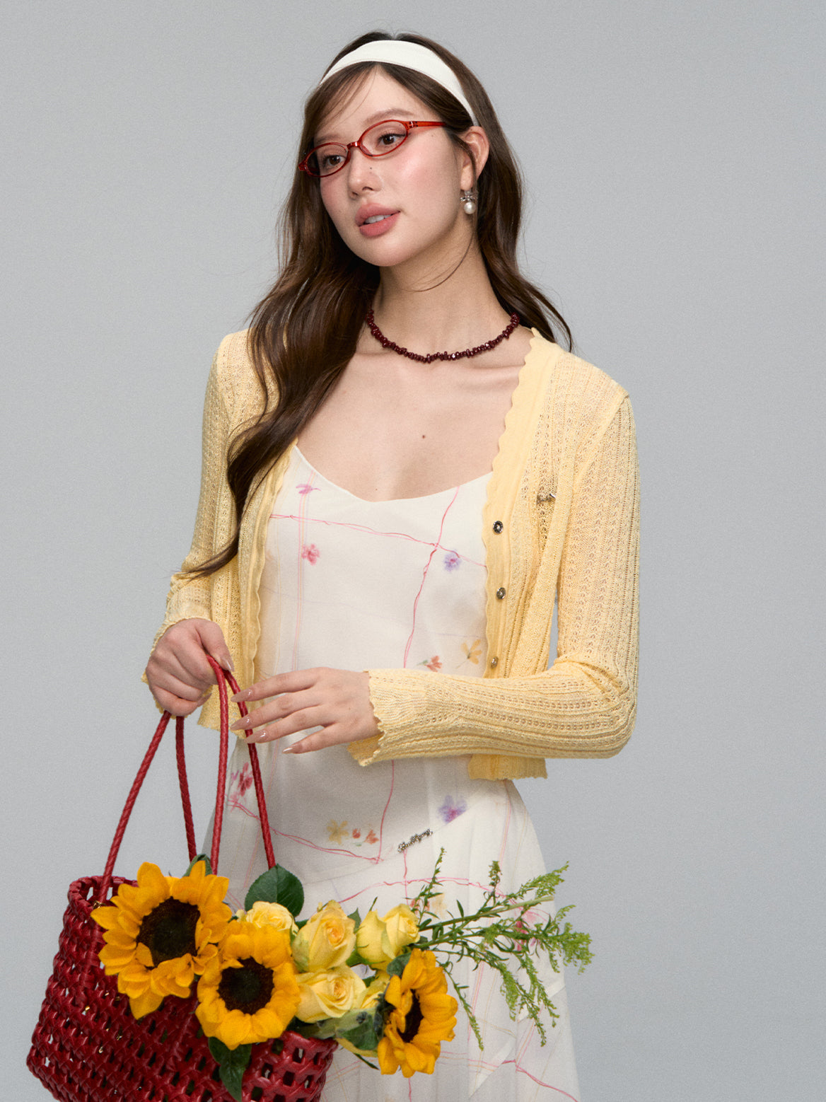 Lace-Trim UV Protection Cardigan