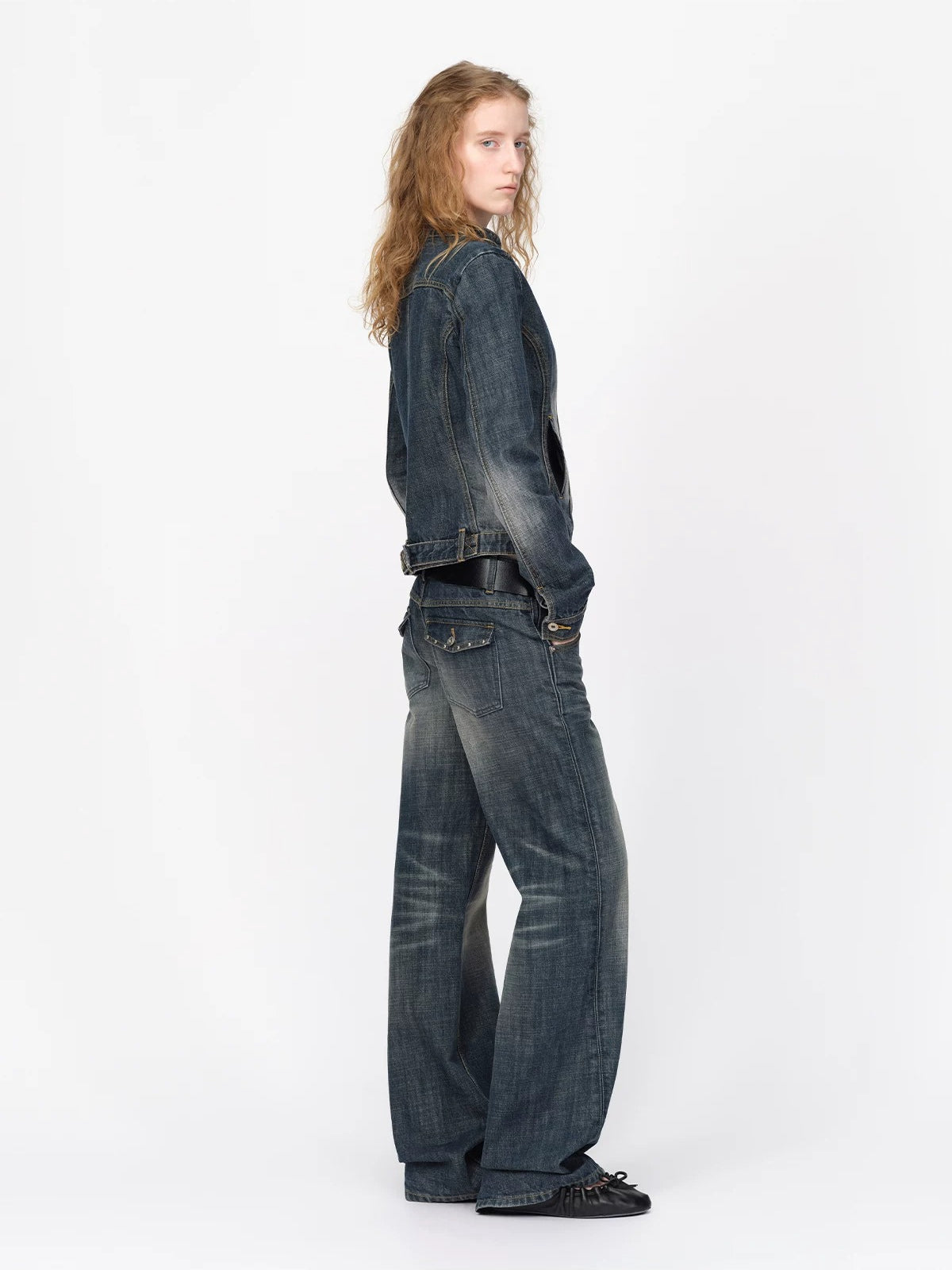 Vintage Wave Washed Jeans