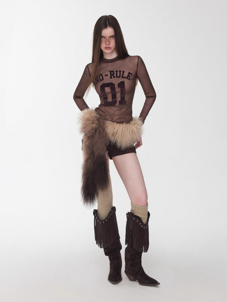 Suede Studded Cargo Shorts