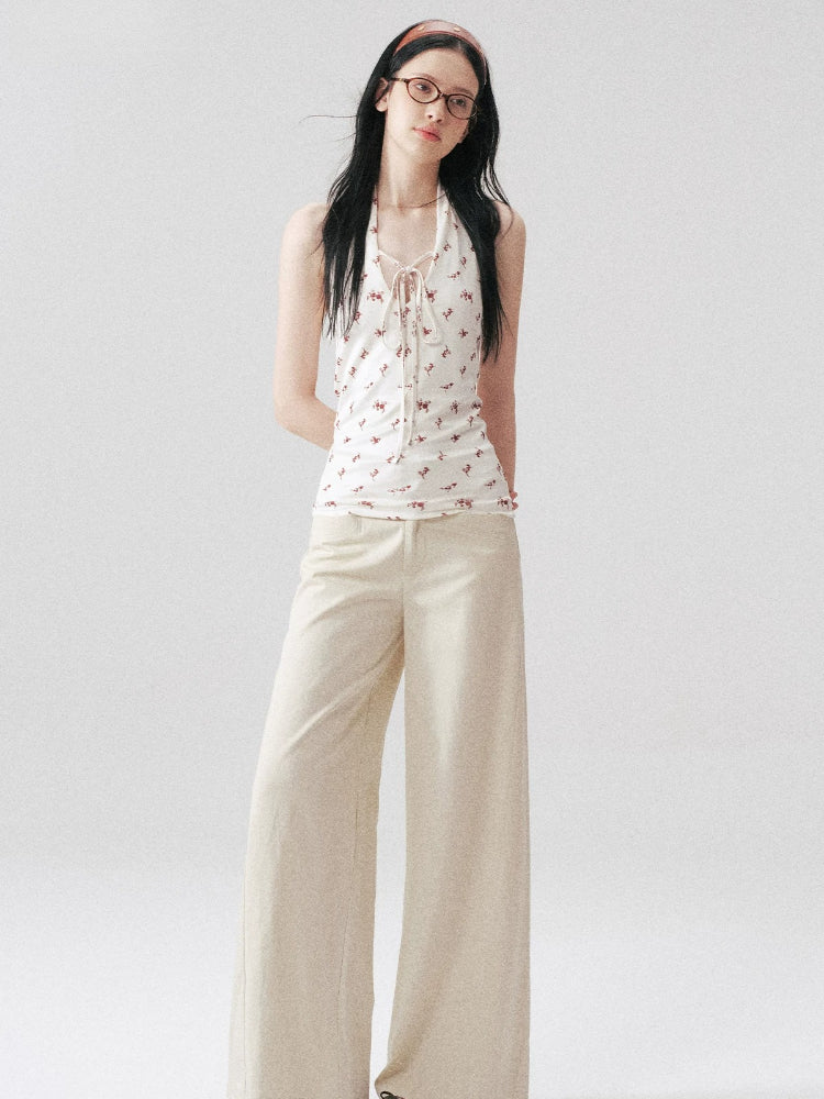 Buckle Tube Top & Pants Set