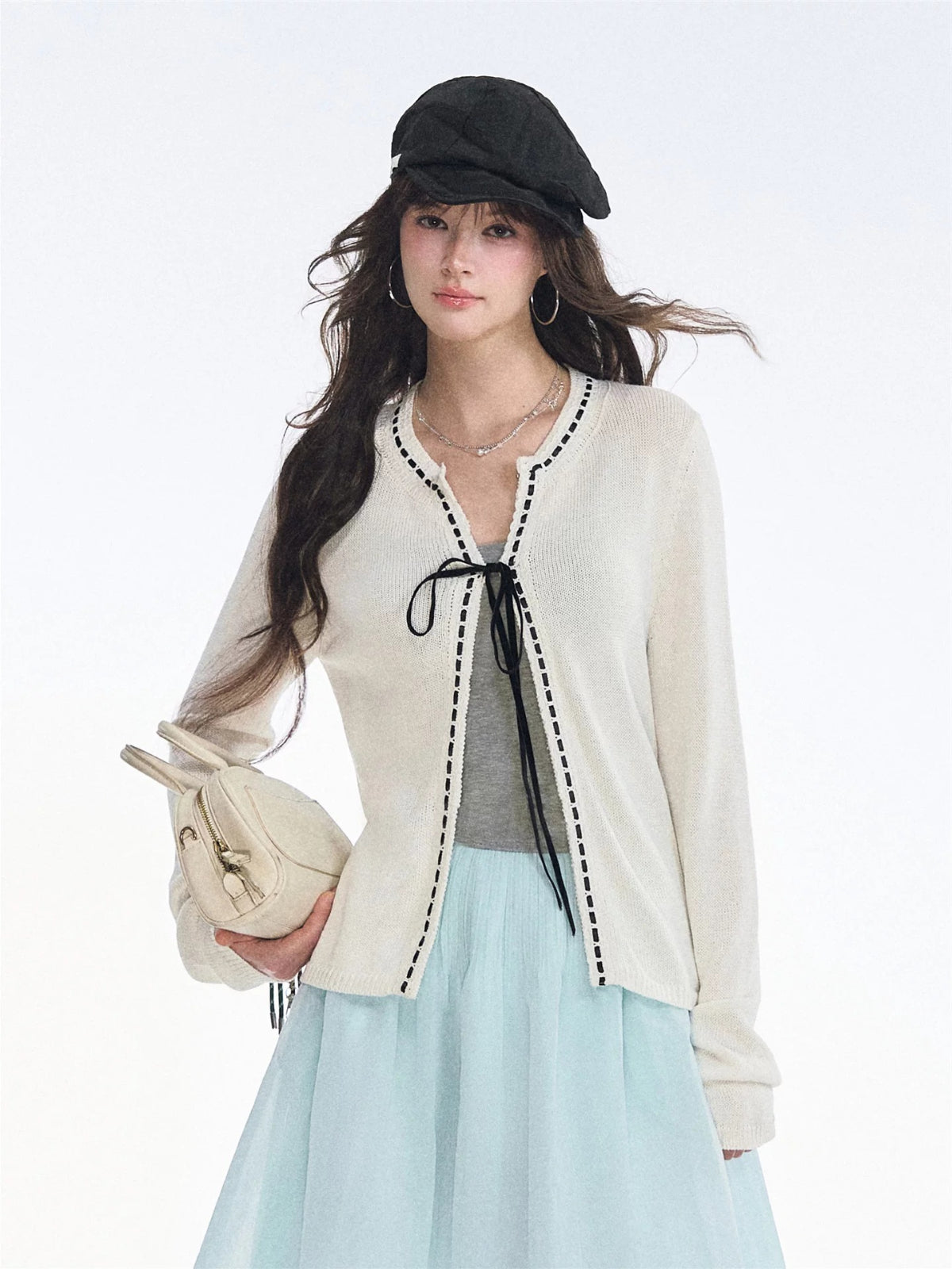 Ballet Tencel Pleated A-Line Skirt