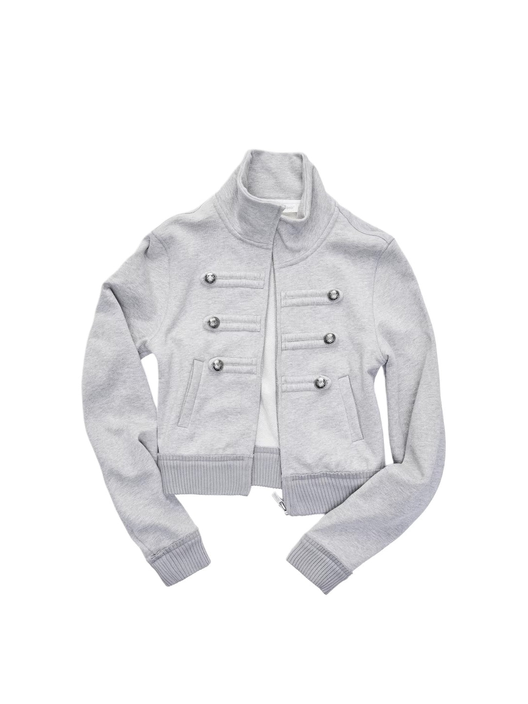 Stand Collar Button Jacket