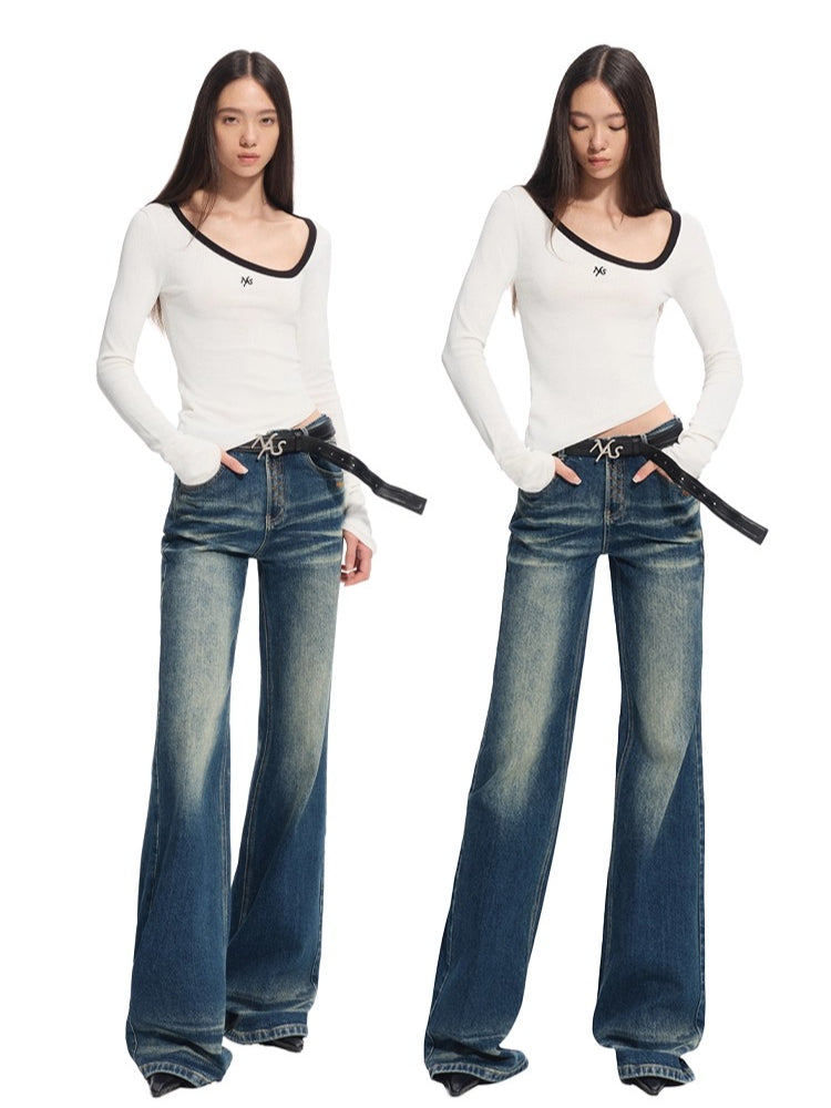 N4 Ratio Straight-Leg Jeans