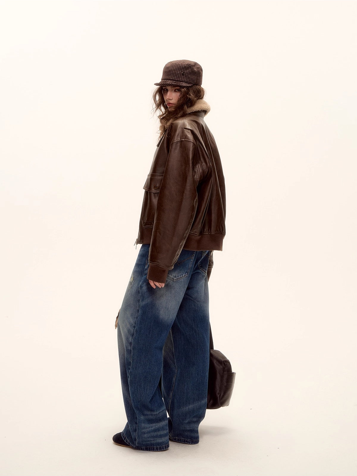 Vintage Curved-Blade Jeans